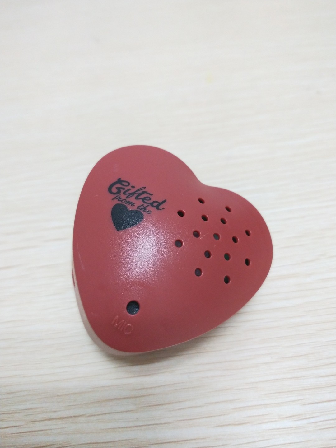 Heartshape Voice Recorder Sound Module Voice Box Button for Plush Toys (HR-LS02)